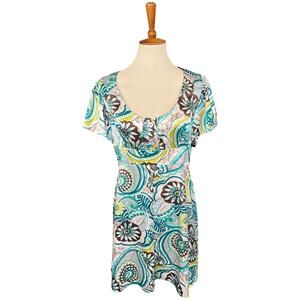 NWT Y2K 90s Babydoll Vintage Baby Phat Floral Mini Dress Size 9
